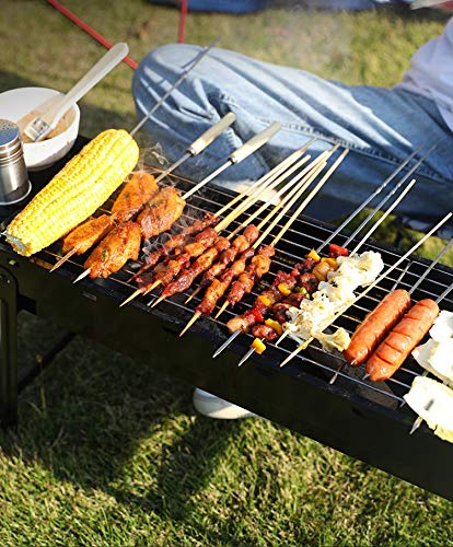 Small Portable Outdoor Charcoal Grill, Charbroil BBQ Grill for Camping Picnic, Folding Charcoal Barbecue Grill (Color : STYLE6, Size : 602540)