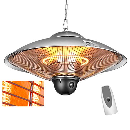 XXLHH Infrared Radiant Heater with Remote Control, Terrace Radiant Heater, 900-2100 Watt,Outdoor use