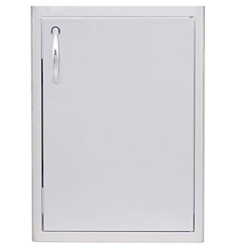 Blaze Grills Universal Stainless Steel Outdoor Kitchen Cabinet BBQ Island Single Access Door, Right Side