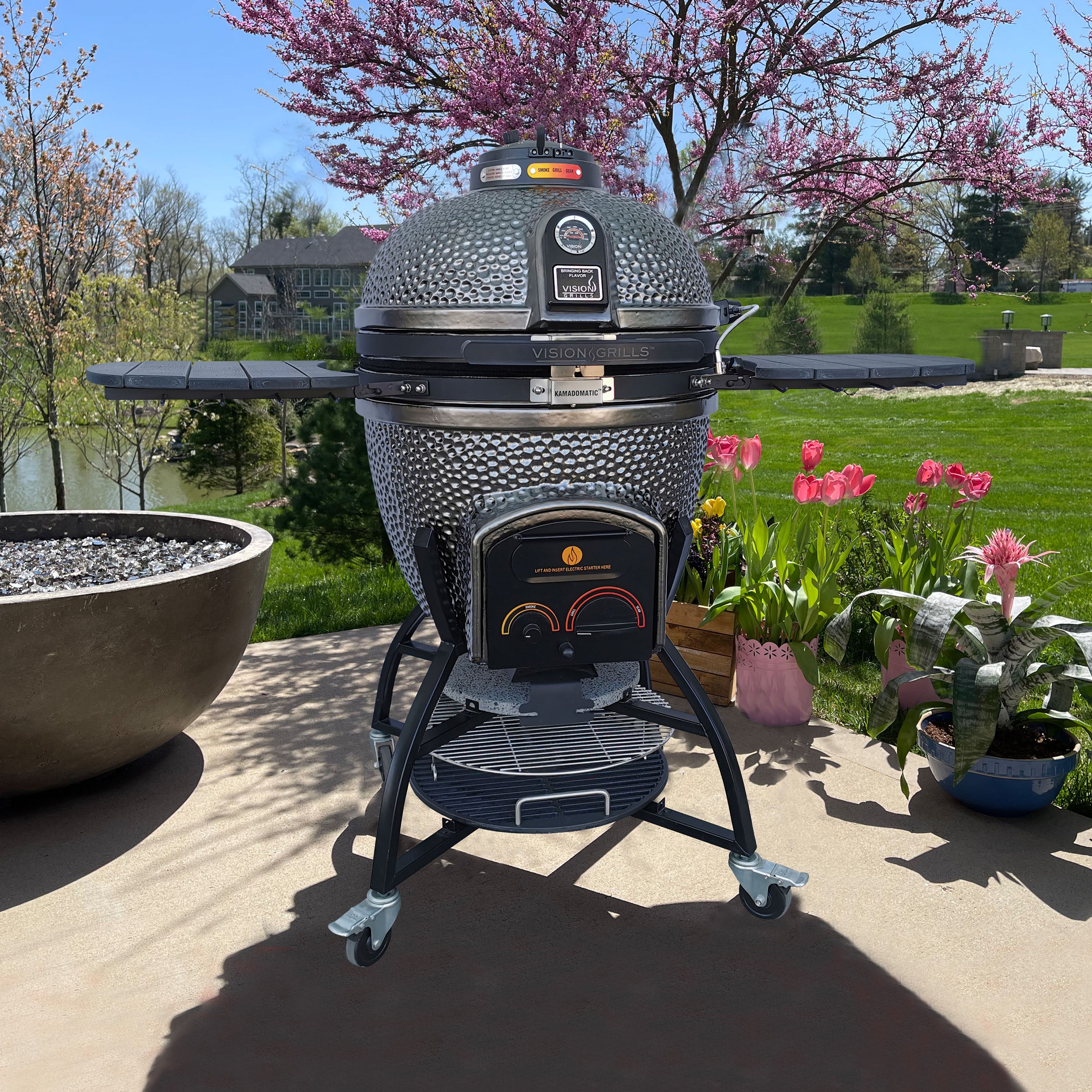 Vision Grills Elite Series XR402 Deluxe Ceramic Kamado Grill