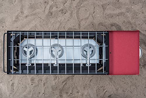 Camp Chef Big Gas Grill, 3 Burner Stove, Professional BBQ Grill Box (BB90L), Cooking Dimensions: 16 in x 38 in