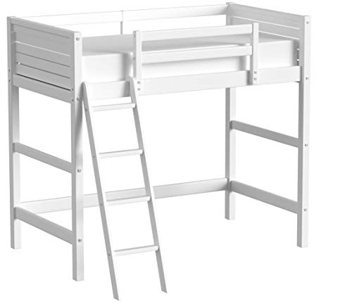 Dorel Living Moon Bay Loft Bed, Twin, White