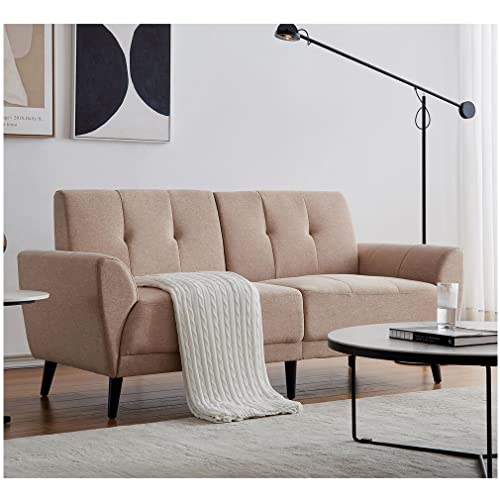 Beige Polyester Fabric Sofa 71