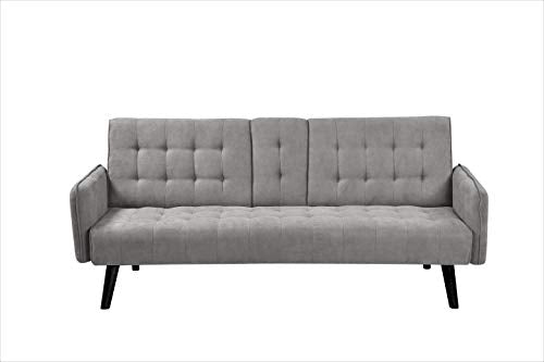 Container Furniture Direct Hash Fabric Upholstered Living Room Sleeper Sofa, 72
