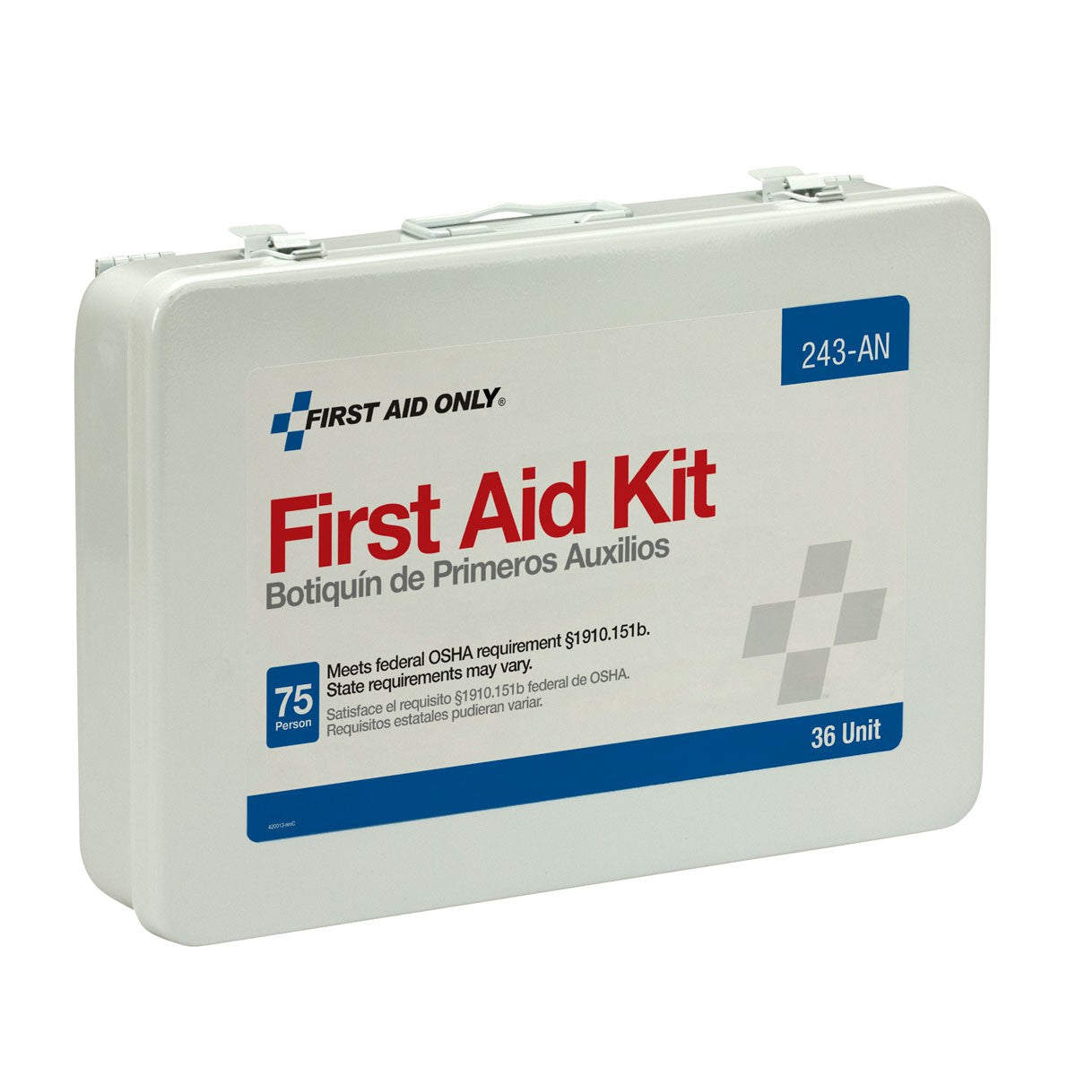 First Aid Only 36 Unit First Aid Kit, Metal Case (2 per order)