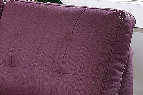 Bobkona Sectional Sofa Set Purple
