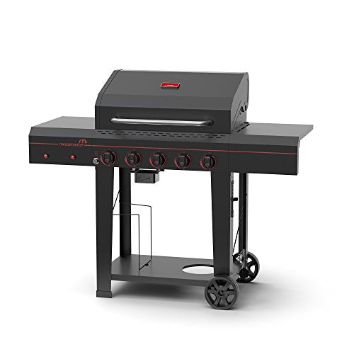 Megamaster 720-0982 Propane Gas Grill, Black