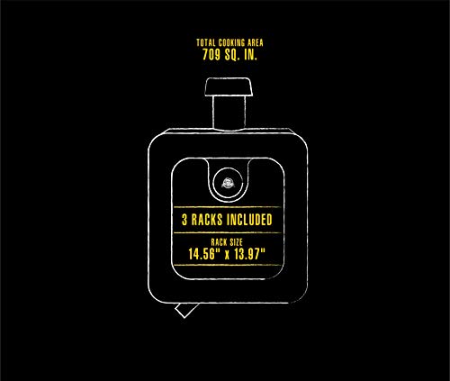 PIT BOSS PBGAC060010083 Side Smoker Attachment, Black