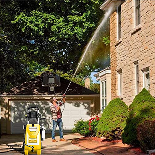 mrliance 3800PSI Electric Pressure Washer 2000W 3GPM High Pressure Power Washer Car Washer with Hose Reel, 5 Adjustable Nozzles, Soap Bottle