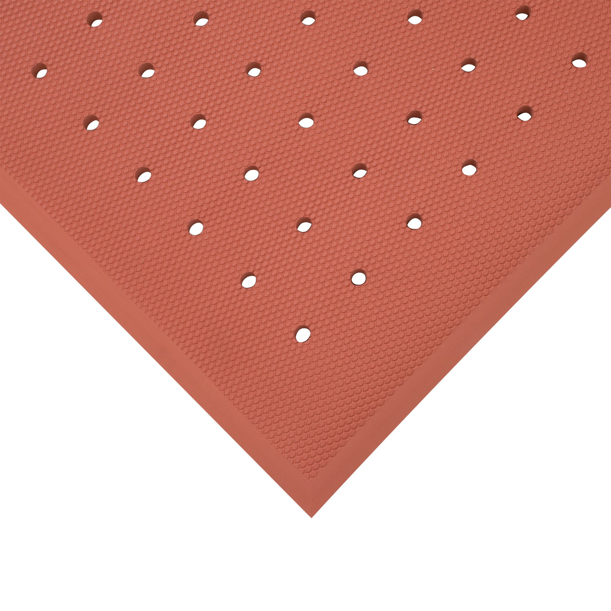 Cactus Mat 5000-R35 VIP Red Cloud 3' x 5' Red Grease-Proof Rubber Floor Mat - 3/4