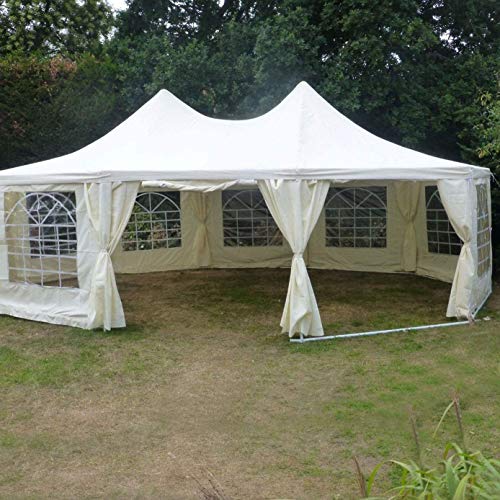 Quictent 21' x 29' Heavy Duty Outdoor Decagonal Gazebo Party Wedding Tent Canopy with Carry Bags