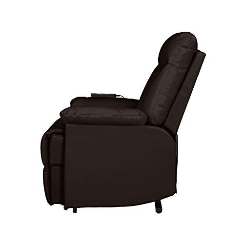 Domesis Renu Leather Power Lift Chair Recliner, Brown