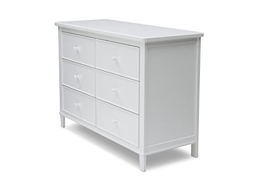 Delta Children Haven 6 Drawer Dresser, White