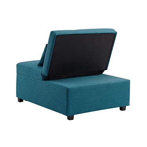 Powell Teal Adjustable Sofa Bed Marnie Chair