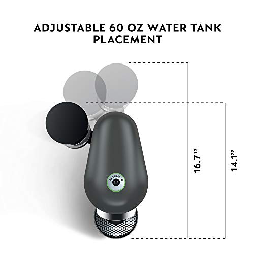 Nespresso BNV450TTN VertuoPlus DeluxeEspresso Machine with Aeroccino by Breville, Titan