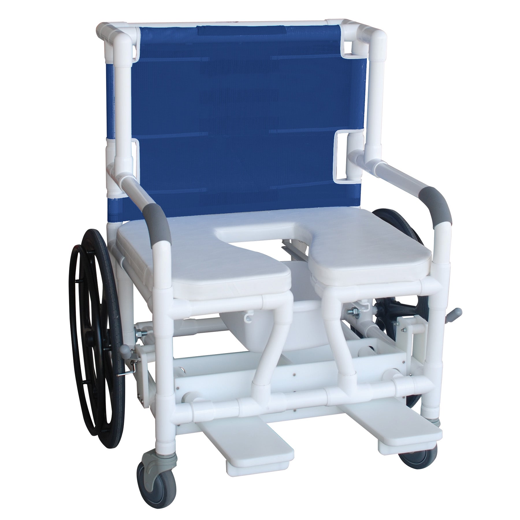 ConvaQuip 140-26BAR-24W Bariatric Shower Commode Transfer Chair