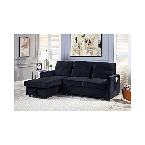 Lilola Home LHF-89331 Sectional, Black