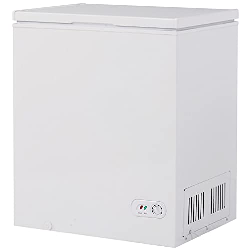 ANLONGLI 150 liters Large Capacity Refrigerator, Top Open Door Freezing Machine for Home and Kitchen/Dorm/Bar/Office, 7 Temperature Settings 5 cu.ft