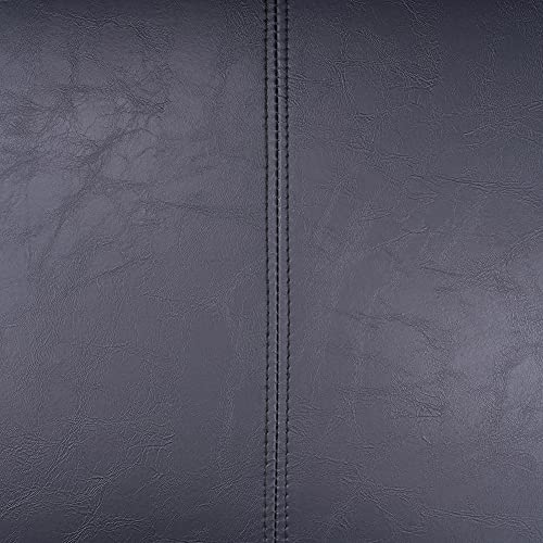 Yuventoo 3P SOFA 3-Seater Home Living Room Wooden arms Black