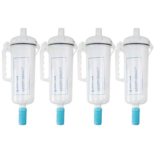 Pentair 4 R211084K Clear Leaf Traps with Handle Pool Spa Replacement Cleaner