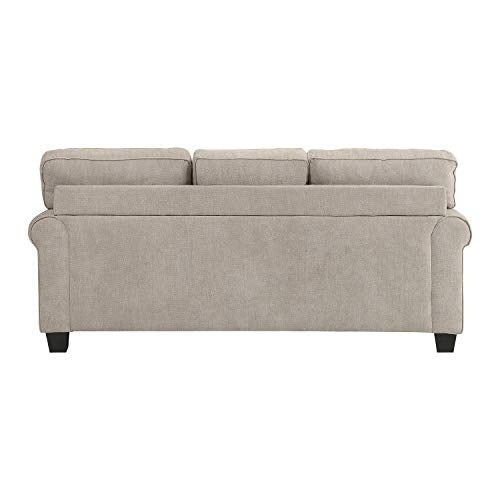 Lexicon Pescadero Fabric Reversible Sofa Chaise with 2 Pillows, 82