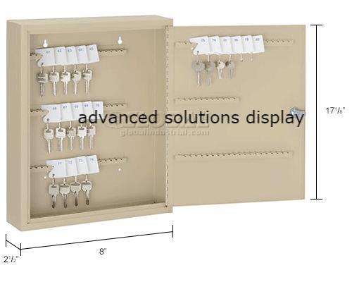 Global™ Key Cabinet - 110 Keys, Sand