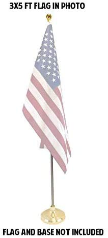 Flags Imp 8 Foot Aluminum Silver Pole with (Ball) (Fоur Paсk)