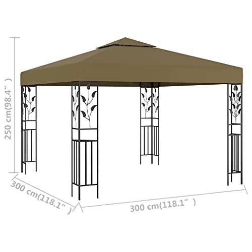 Patio Gazebo,UV and Water Resistant,for Garden,Lawn,Outdoor Parties,Gazebo 118.1