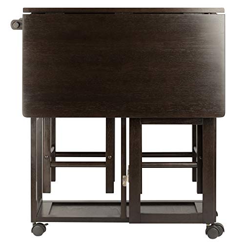 Winsome Suzanne 3-PC Set Space Saver Kitchen, Coffee Finish