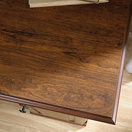 Sauder Carson Forge Side Table, Washington Cherry finish
