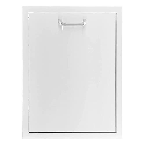 BBQGuys Signature 20-Inch Stainless Steel Roll-Out Trash or Propane Tank Drawer - Traditional