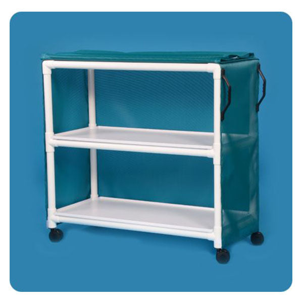 IPU 2-Shelf Standard Line Linen Cart
