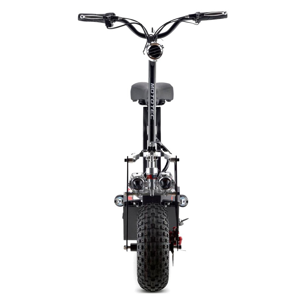 MotoTec Vulcan 48V 1600W Black Electric Scooter