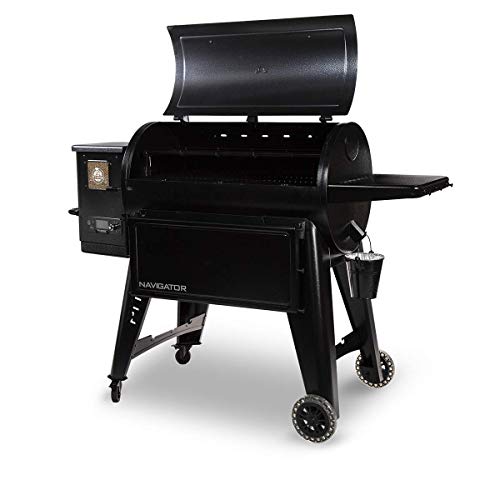 PIT BOSS PB1150G PG1150G Wood Pellet Grill w/Cover and Folding Front Shelf Included, Black