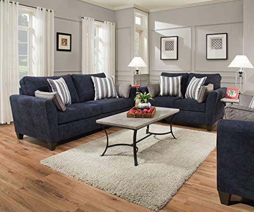 Lane Home Furnishings Prelude Navy 7081-03 Sofa