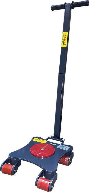 Pake Handling Tools PAKRM04 4 Roller Steel Rotating Machine Dolly 2200 lb Capacity New