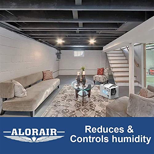 ALORAIR Basement/Crawl Space Dehumidifiers Removal 120 PPD (Saturation), 55 Pint Commercial Dehumidifier, Energy Star Listed, 5 Years Warranty, Auto Defrosting, cETL, Optional Remote Monitoring