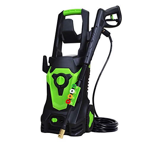 PowRyte Elite Electric Pressure Washer, Power Washer, 4 Different Pressure Tips, Foam Cannon, 4000 PSI 3.0 GPM Best for Cleaning Car, Home, Driveway, Deck