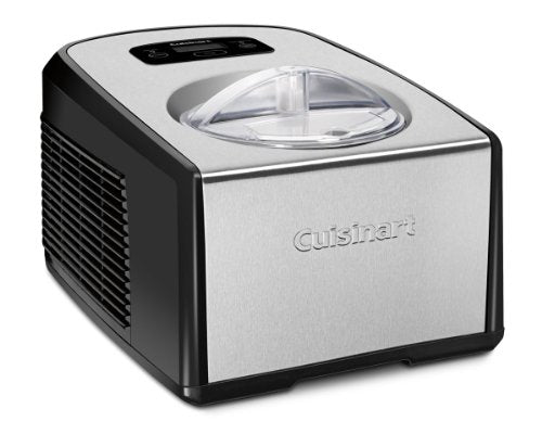 Cuisinart ICE-100 Compressor Ice Cream and Gelato Maker, Silver, 1-1/2-Quart