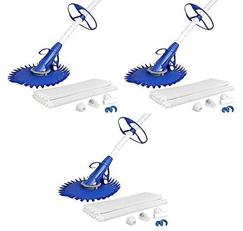 U.S. Pool Supply Professional Automatic Pool Vacuum Cleaner - Powerful Suction That Removes Swimming Pool Debris, Cleans Floors, Walls and Steps (3)