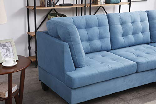 NHI Express Eden Sectional, Blue