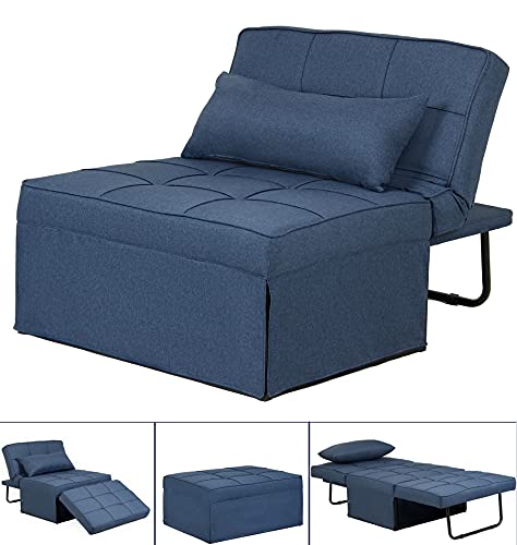 Folding Sleeper Bed Foldable Ottoman Chair Bed with 4.8