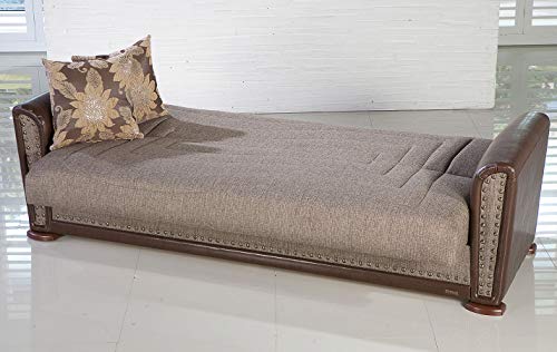 ISTIKBAL Multifunctional Furniture Living Room SOFA SLEEPER Redeyef Brown ALFA Collection