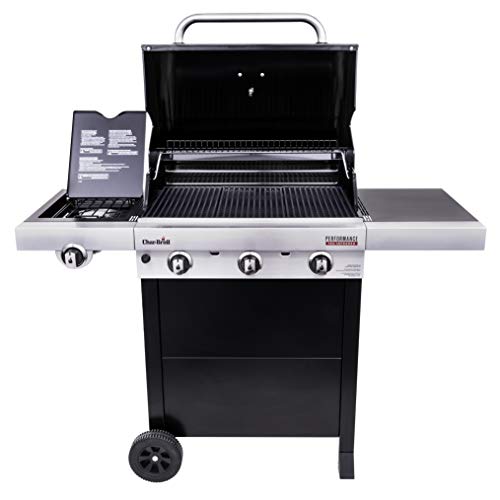 Char-Broil 463280019 3-Burner Cart Style Gas Grill, Black