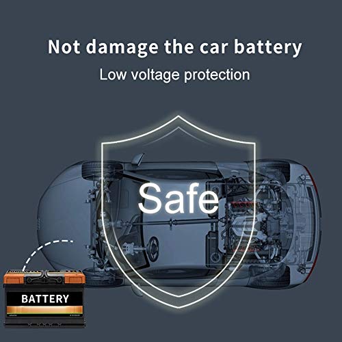 YUTGMasst Portable Mini Refrigerator with Compressor 24 Liter, Small Car Fridge Compact Cooler Freezer, Freezing -64 ° F, 12V/24V/100~220V, LCD Panel,Battery Protection Syste