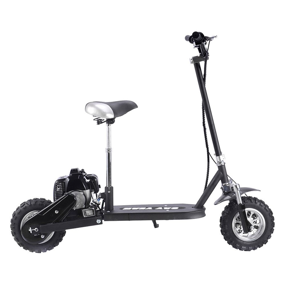 MotoTec Say Yeah 49cc Kids Black Gas Scooter