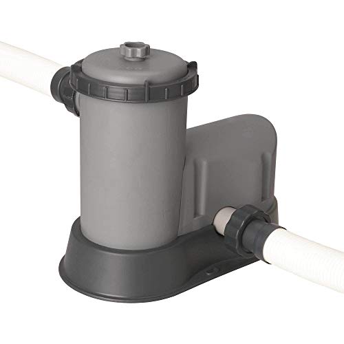 Bestway 15125 16ft x 48in Power Steel Round Frame Above Ground Pool Set & Pump