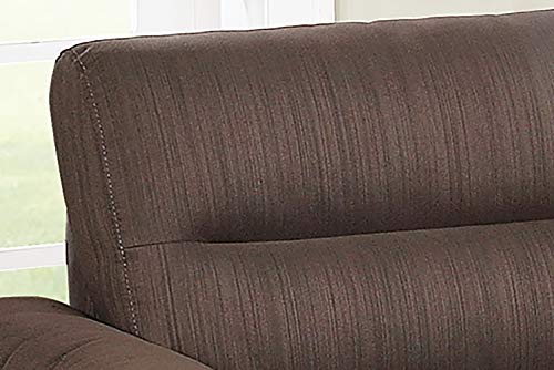 Bobkona Sectional Sofa Set Coffee