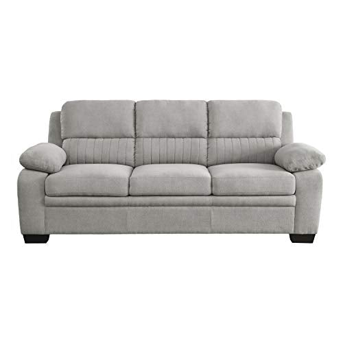 Lexicon Jett Living Room Sofa, Light Gray