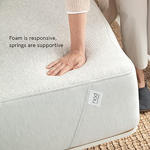 Nod Hybrid by Tuft & Needle, Adaptive Foam and Innerspring 10-Inch Mattress, Cal King